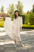 Camellia and Lilies Dress Ivory